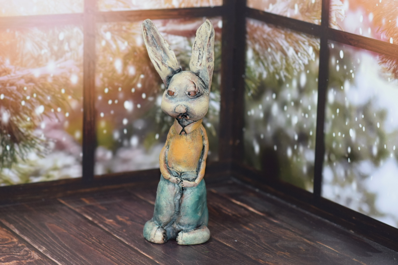 Заяц в раздумьях