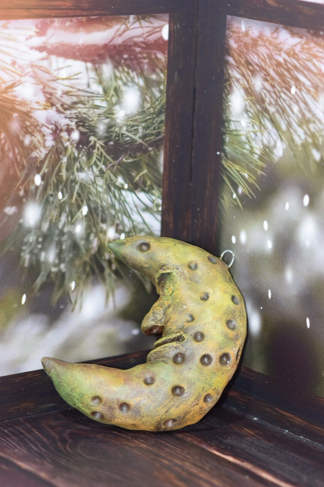 Новогодняя игрушка "Луна" — изображение 3